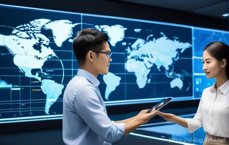 국제물류관리사와 해외 취업 가능성 - Image Prompt 1: "Global Supply Chain Management Professional"**