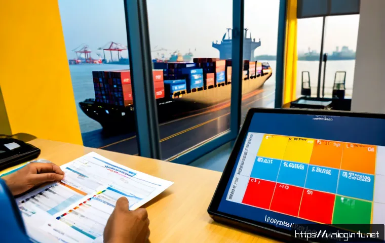 Home 17 국제물류관리사 실무 사례 분석 - Photorealistic international logistics case analysis in a modern Ho Chi Minh City freight office, Vi...
